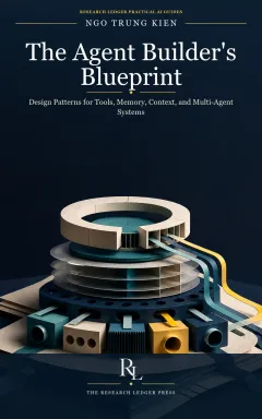 Cover of The Agent Builder's Blueprint: a prepared Research Ledger Press guide to tools, memory, context, and multi-agent systems.